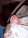 Auran about 20 minutes out of the womb.