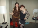 me in brown and Exo being her usual sexy self