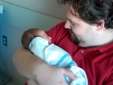 Alexander Duncan Henrich and Daddy (Kugyou) on 2 Dec 2005, the day after Alexander was born